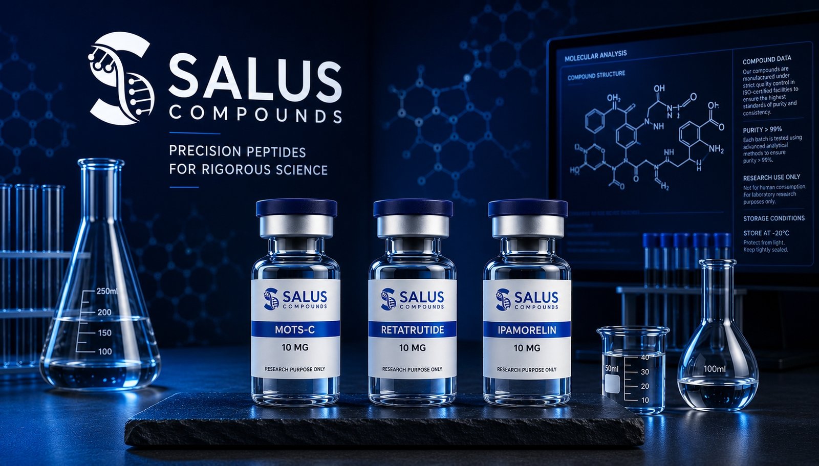 Salus Compounds | Buy High-Purity Research Peptides Online